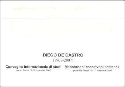 DIEGO DE CASTRO 1907 - 2007